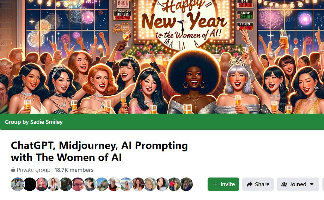 ChatGPT, Midjourney, AI Prompting with The Women of AI